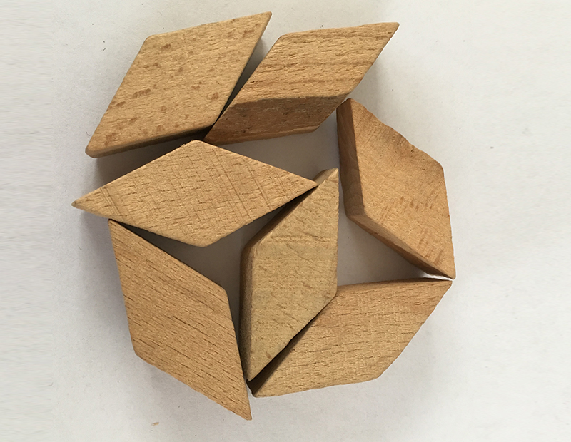 菱形木块15×15